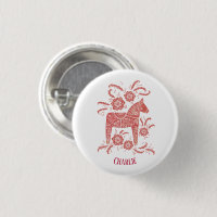 Dala Horse Swedish Folk Art Personalisiert