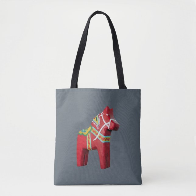 Dala Horse Tote Bag Tasche (Vorderseite)