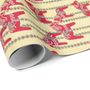 Dala Horses Geschenkpapier