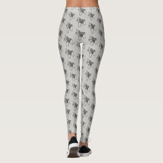 Dala Horses Leggings (Rückseite)
