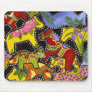 Dala Horses Mouse pad Mousepad
