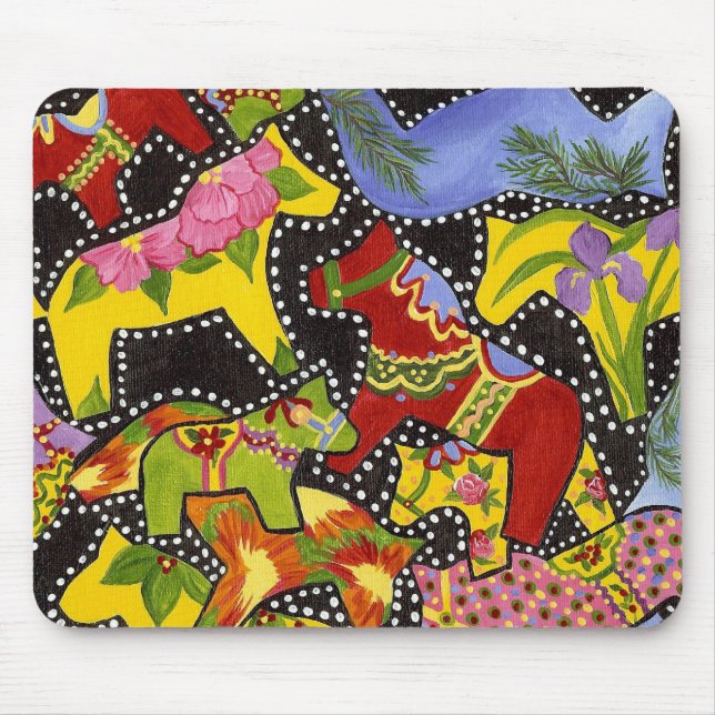Dala Horses Mouse pad Mousepad (Vorne)