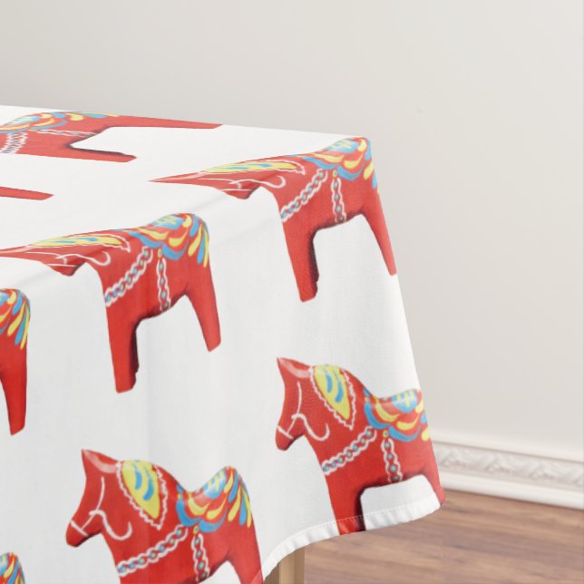 Dala Horses Tischdecke (Beispiel)