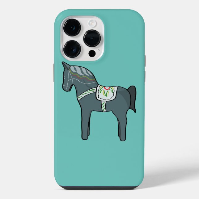 Dala Pferd iPhone 14 Pro Max Hülle (Rückseite)