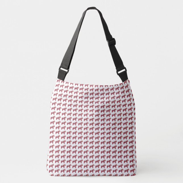 Dala Pferde Cross Body Bag Tragetaschen Mit Langen Trägern (Vorderseite)