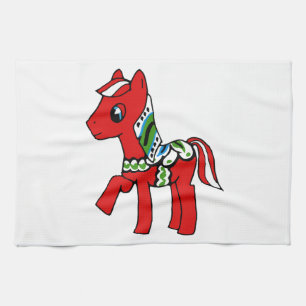 Dala Pferdepony Geschirrtuch