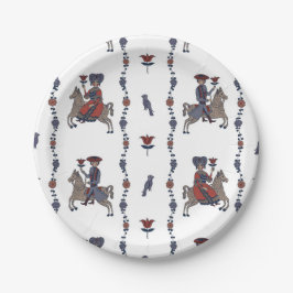 Dala W - Rundpapier-Teller Pappteller