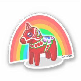Dalacorn Rainbow Aufkleber