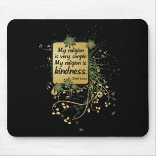 Dalai Lama-Religions-Zitat Mousepad