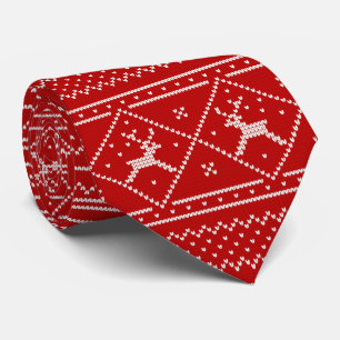 Dale Christmas Collection Red Christmas Sweater Krawatte