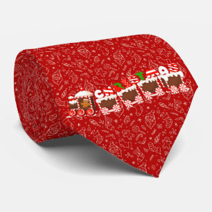 Dale Christmas Collection Weihnachtsbahn Krawatte