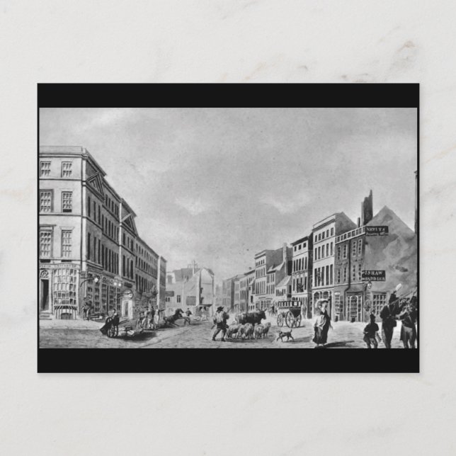 Dale Street, Liverpool, 1804 Postkarte (Vorderseite)