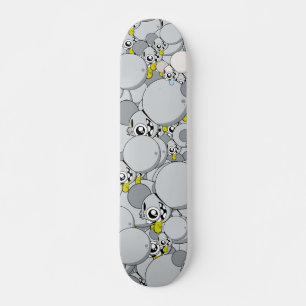 Dalek "Old School" Gray Skateboard