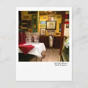 Daleville PA postcard-Kay's Italian Restaurant Postkarte