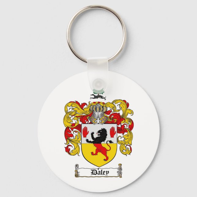 DALEY-FAMILIENWAPPEN - WALDBÜCHER SCHLÜSSELANHÄNGER (Vorderseite)