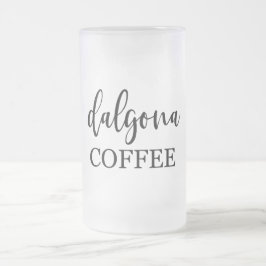Dalgona TikTok Whipped Coffee Mattglas Bierglas