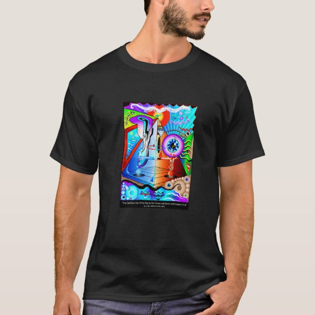 Dali Eyeisation Black T-Shirt (Vorderseite)