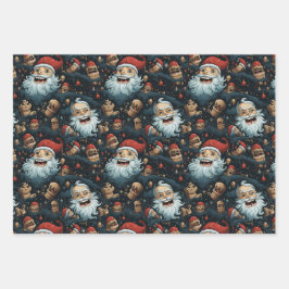 Dali-Santa Geschenkpapier Set