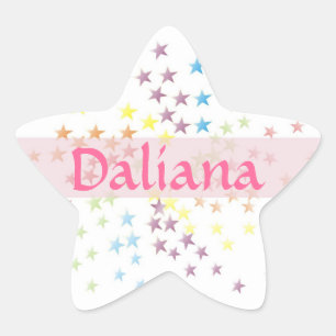 Daliana - Sternaufkleber Stern-Aufkleber