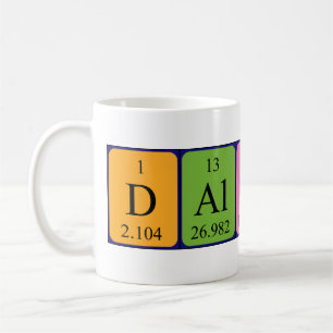 Dalilah nom périodique de la table tasse
