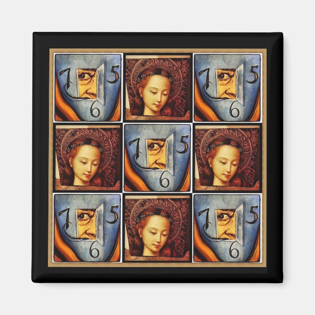 Dalimadonna Küchen Kühlschrank Magnet (Vorne)