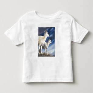 Dall-Schafe, Ovis dalli, Mutterschaf und Lamm Kleinkind T-shirt