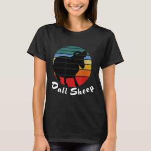 Dall Sheep Artistic Silhouette Art T-Shirt