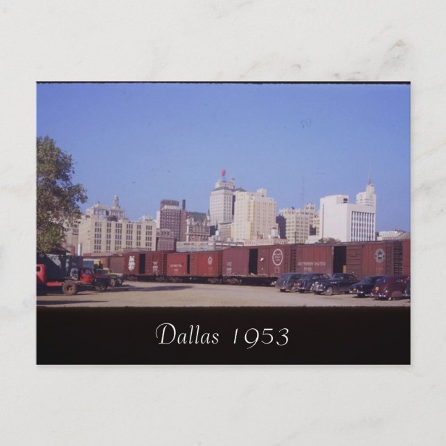 Dallas 1953 Postkarte (Vorderseite)