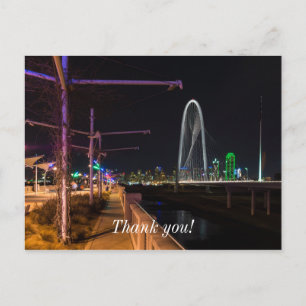 Dallas Abendspaziergang Postkarte