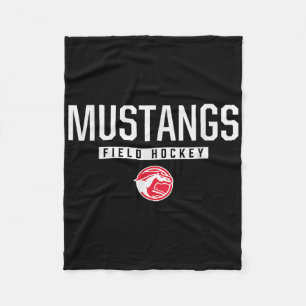 Dallas Center-grimes Mustangs Logo Feldhockey Hs Fleecedecke