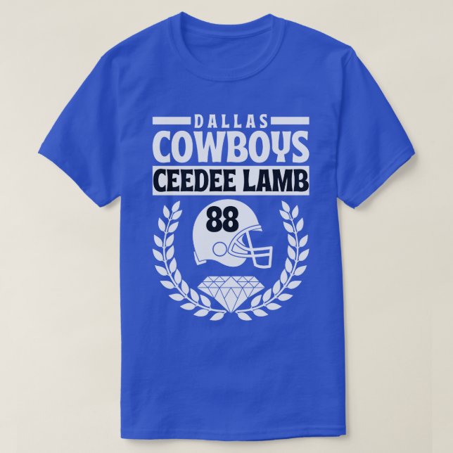 Dallas Cowboys CeeDee Lamb 88 Amerikaner T-Shirt (Design vorne)