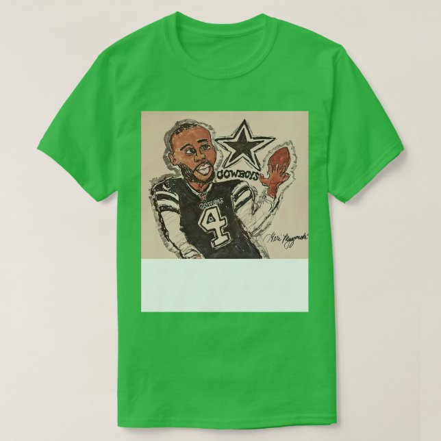 Dallas Cowboys Dak Prescott TShirt (Design vorne)