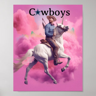 Dallas Cowboys Einhorn Poster