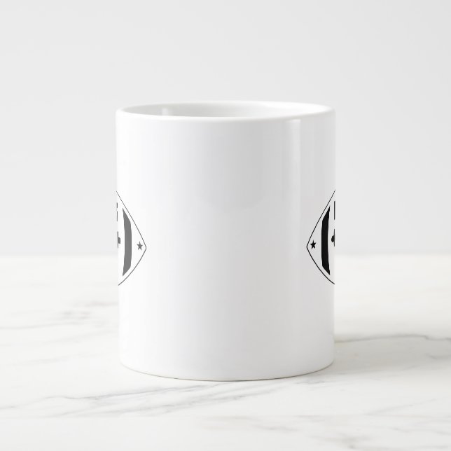 Dallas Football Theme Jumbo-Tasse (Vorderseite)