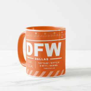 Dallas-Fort Worth International Airport DFW Tasse