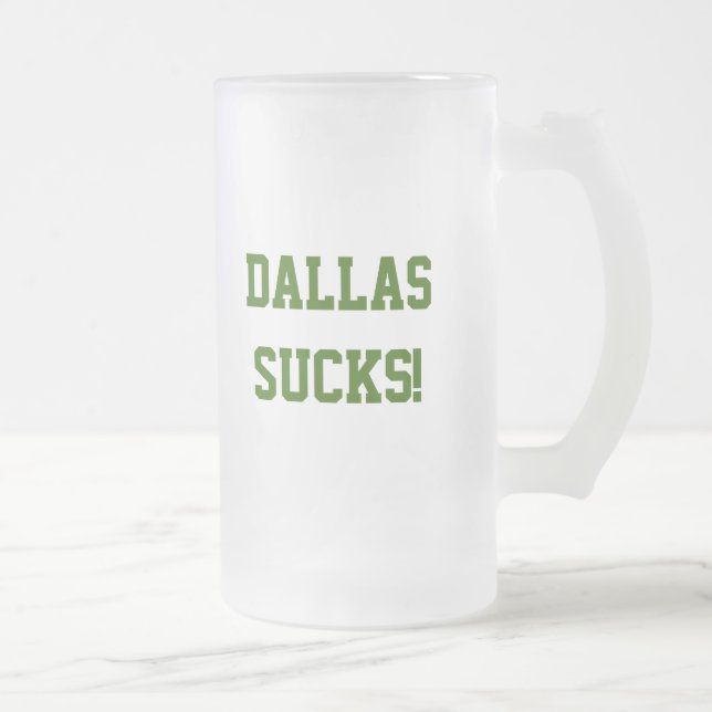 Dallas ist zum Kotzen! Tasse (Rechts)