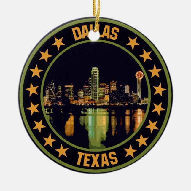 Dallas Keramik Ornament (Vorne)