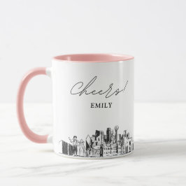 Dallas Mariage personnalisé café Mug