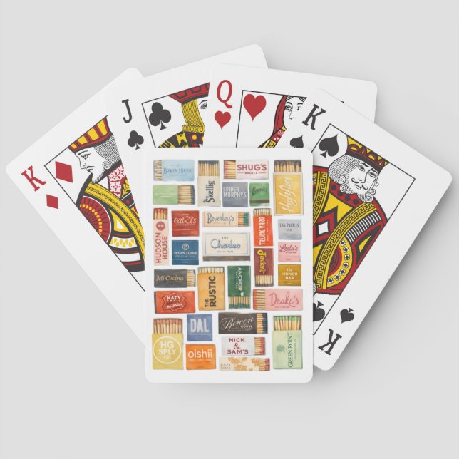 Dallas Matchbook Classic Spielkarten (Rückseite)