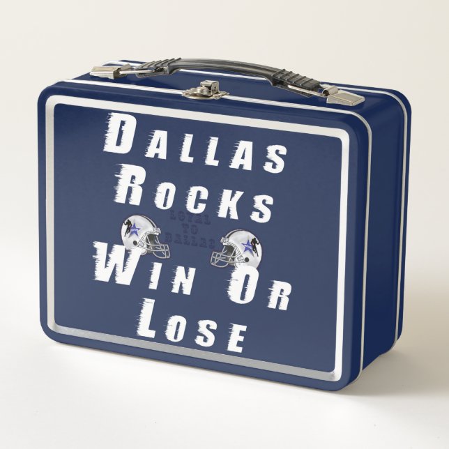 Dallas Metall Brotdose (Vorderseite)