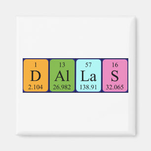 Dallas Periodenmagnet Magnet