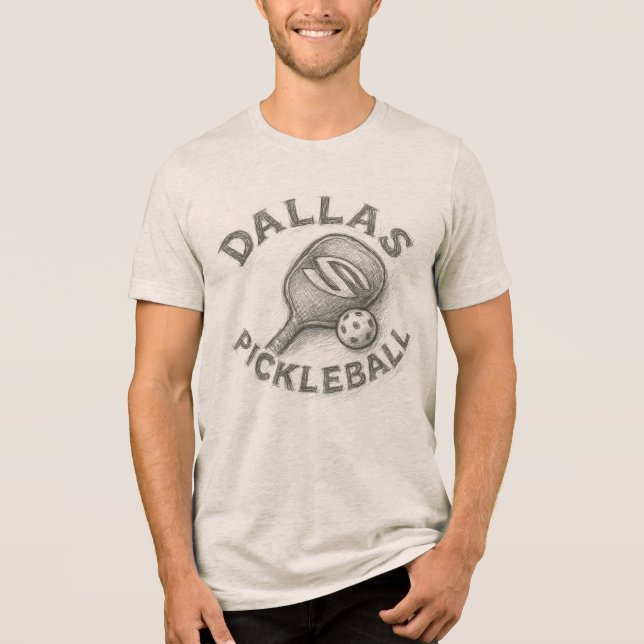 DALLAS PICKLEBALL II Tri-Blend SHIRT (Vorderseite)