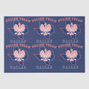 Dallas Polnisch Texan Seidenpapier