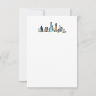 Dallas Skyline - Carte de note