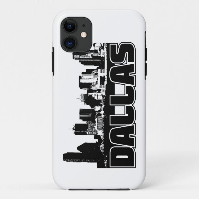 Dallas-Skyline Case-Mate iPhone Hülle (Rückseite)