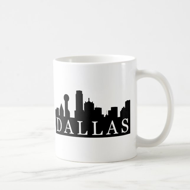 Dallas-Skyline Kaffeetasse (Rechts)