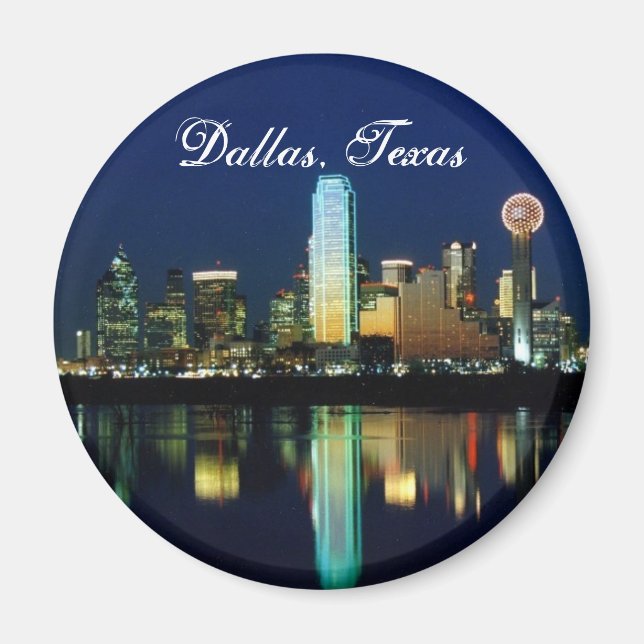 Dallas Skyline Magnet (Vorne)