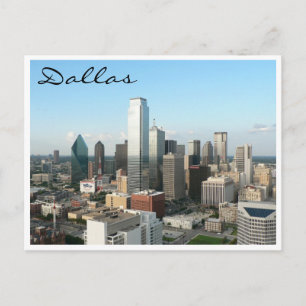 Dallas Skyline Postkarte