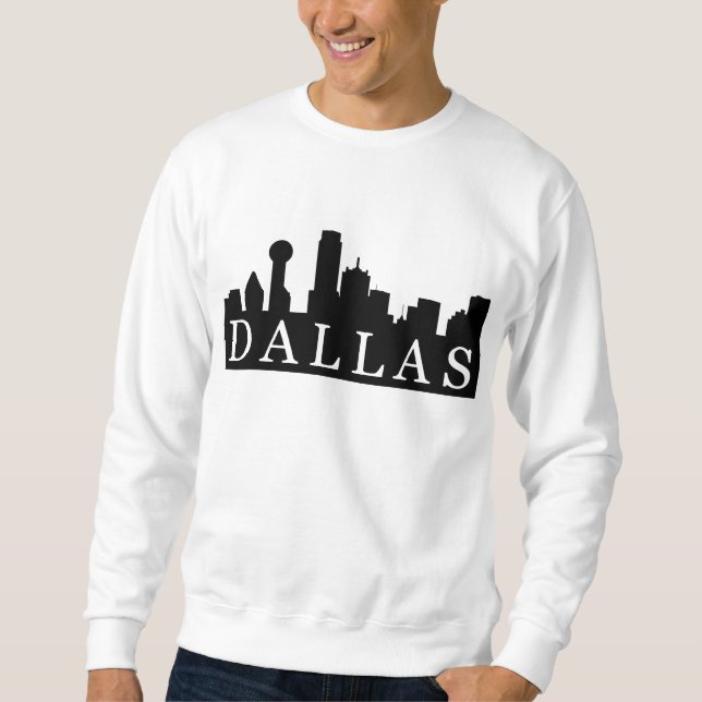 Dallas-Skyline Sweatshirt (Vorderseite)