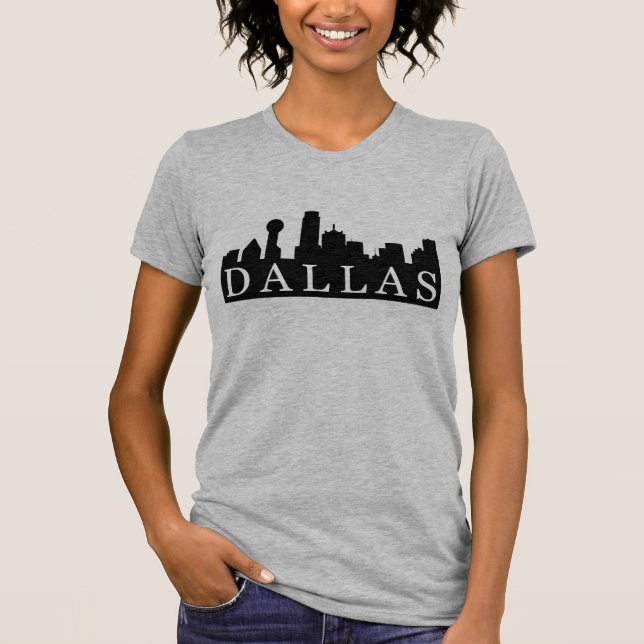 Dallas-Skyline T-Shirt (Vorderseite)